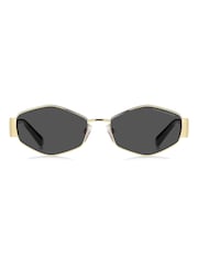 Marc Jacobs Gold Square Geometrical Sunglasses - Image 3 of 4