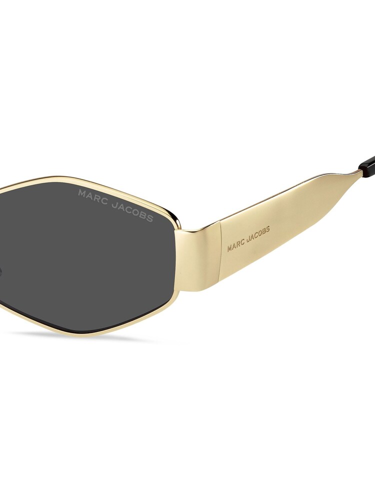 Marc Jacobs Gold Square Geometrical Sunglasses - Image 4 of 4