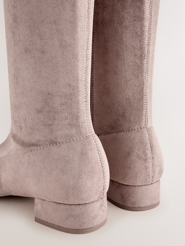 Taupe Brown - „Forever Comfort®“ aulinukai iki kelių su kaltu ant nosies - 10 paveikslėlis iš 10