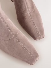 Taupe Brown - „Forever Comfort®“ aulinukai iki kelių su kaltu ant nosies - 8 paveikslėlis iš 10