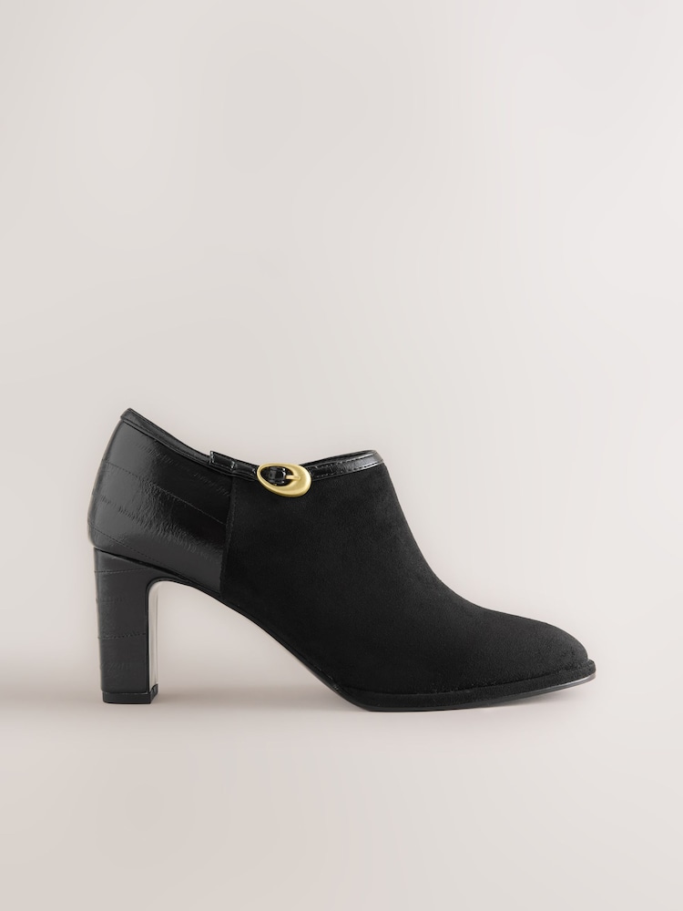 Musta - Forever Comfort® Round Toe Shoe Boots - Kuva 1 / 7