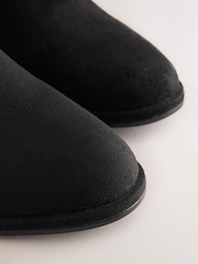 Musta - Forever Comfort® Round Toe Shoe Boots - Kuva 6 / 7