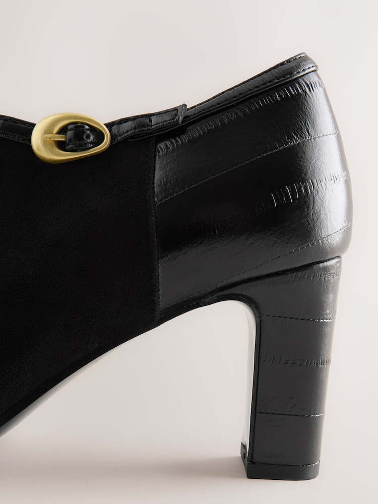 Musta - Forever Comfort® Round Toe Shoe Boots - Kuva 7 / 7