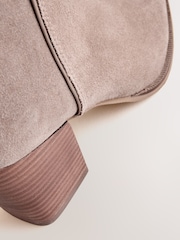 Taupe Forever Comfort® Whipstitch Knee High Slouch Boots - Image 5 of 5