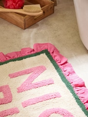 Furn Nice Bum Cotton Frill Bath Mat - Imagen 3 de 4