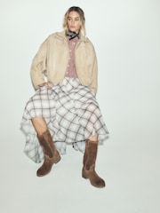Marrón tostado - Pull On Midi Boots - Imagen 3 de 4
