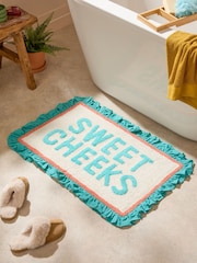 Furn Sweet Cheeks Cotton Frill Bath Mat - Imagen 1 de 4
