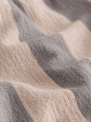 Grey/Cream Stripe Baby Straight Leg Joggers 3 Pack (0mths-2yrs) - Image 9 of 9