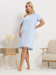 Yours Curve מארז של 2 כותונות לילה עם מכפלת נמוכה בגב - תמונה 3 מתוך 8