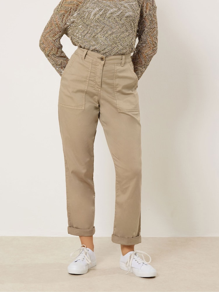 M&Co Natural Carpenter Tapered Trousers - Image 1 of 5