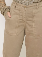 M&Co Natural Carpenter Tapered Trousers - Image 4 of 5