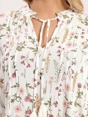 Yours Curve White Embellished Boho Blouse - Image 5 of 6