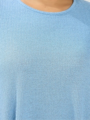 Yours Curve Weiches, geripptes T-Shirt - Bild 4 von 5