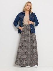 تنورة ماكسي بخصر مربوط من Long Tall Sally - Image 1 of 5