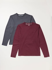 Camisetas FatFace de manga larga multicolor (paquete de 2) - Imagen 1 de 8