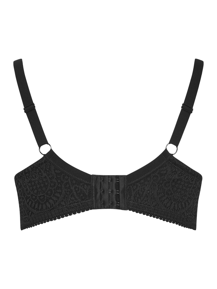 Yours Curve Black Elevated Underwired Padded Bra 2 Pack - Image 8 of 8