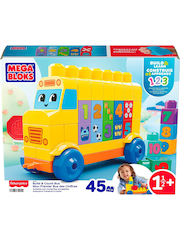 Mattel Games Mega Bloks Build & Count Bus - Image 1 of 5