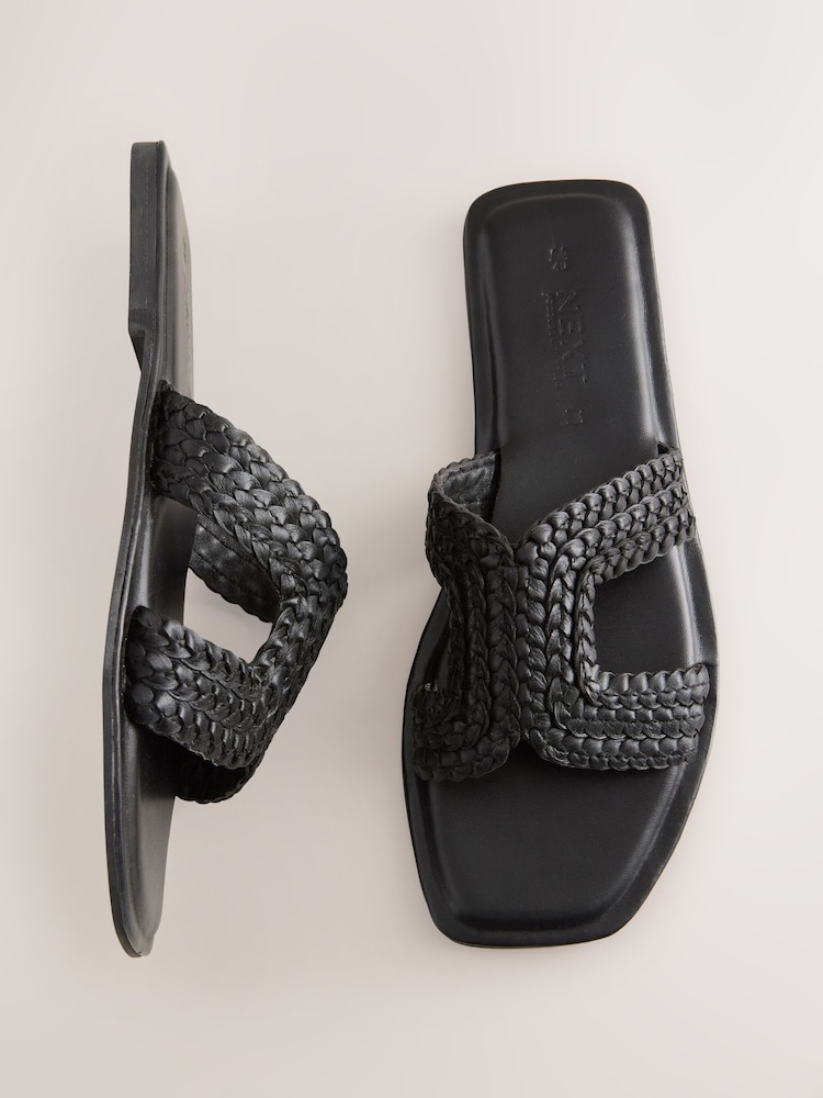 Black Standard/Wide Fit Forever Comfort® Mules - Image 1 of 8