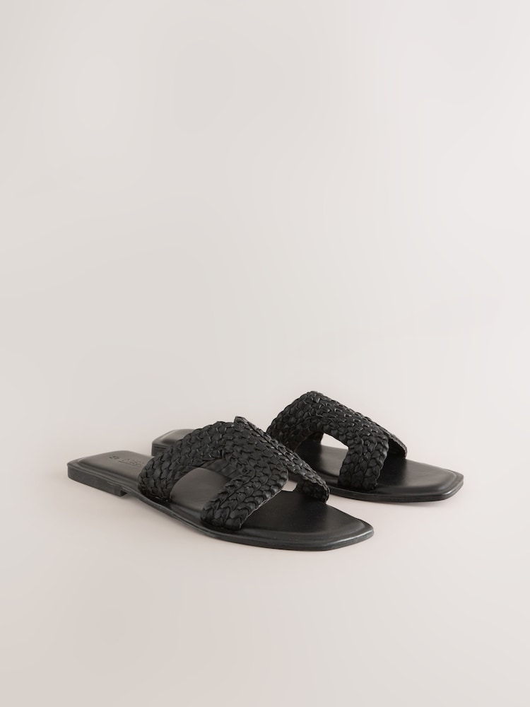 Black Standard/Wide Fit Forever Comfort® Mules - Image 2 of 8