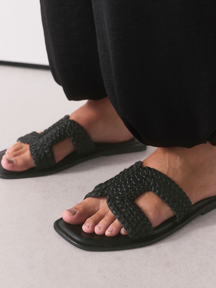 Black Standard/Wide Fit Forever Comfort® Mules - Image 8 of 8