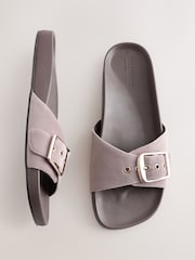 Mink Brown N. Premium Single Band Footbed Sandals - Image 1 of 6