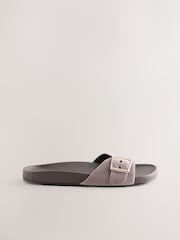 Mink Brown N. Premium Single Band Footbed Sandals - Image 3 of 6