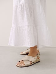 Gold Forever Comfort® Open Toe Sandals - Image 10 of 10