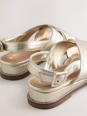Gold Forever Comfort® Open Toe Sandals - Image 3 of 10