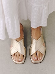 Gold Forever Comfort® Open Toe Sandals - Image 7 of 10