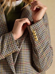Hackmore Check Relaxed Fit Tweed Blazer With Wool - Image 7 of 10