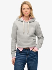 SUPERDRY Grey SUPERDRY Finest Goods Relaxed Hoodie - Image 1 of 6