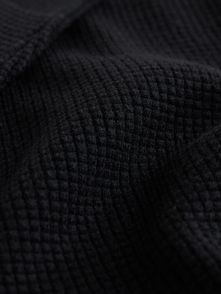 Black Textured Knitted Crew Neck Jumper (3-16yrs) - Image 4 of 4 Black Textured Knitted Crew Neck Jumper (3-16yrs) - Image 4 of 4