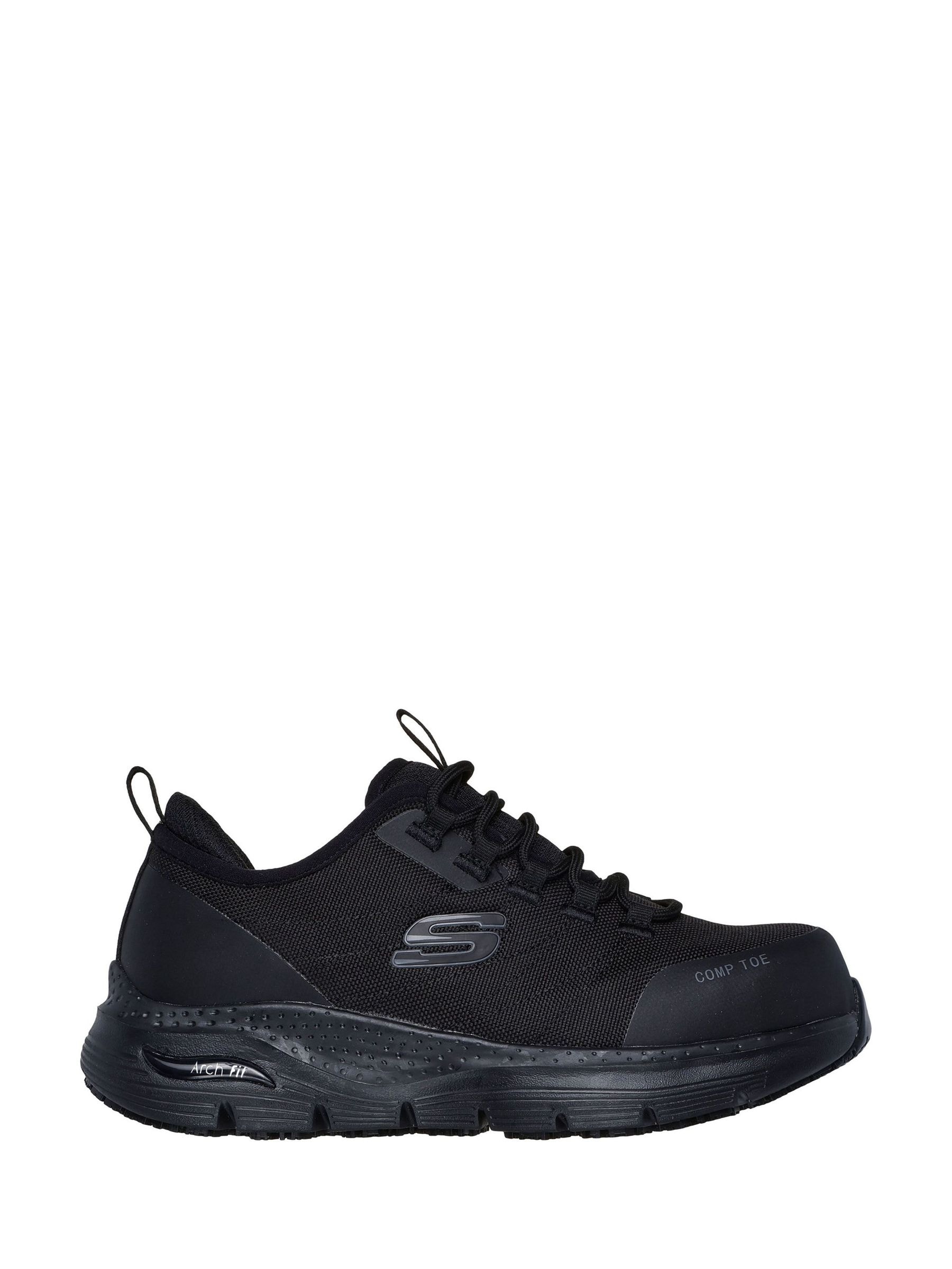 Buy Skechers Black Arch Fit SR Ebinal Safety Trainers from the