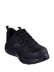 Skechers Black Arch Fit SR Ebinal Safety Trainers - Image 3 of 4