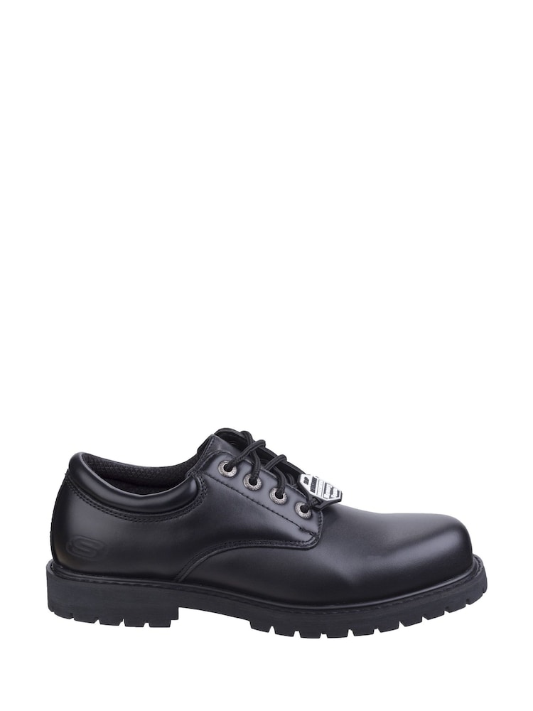Skechers Black Cottonwood Elks Sr Occupational Shoes - Image 1 of 3 Skechers Black Cottonwood Elks Sr Occupational Shoes - Image 1 of 3
