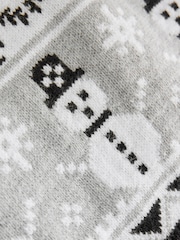 Black/Grey Christmas Jumper (3-16yrs) - Image 7 of 7