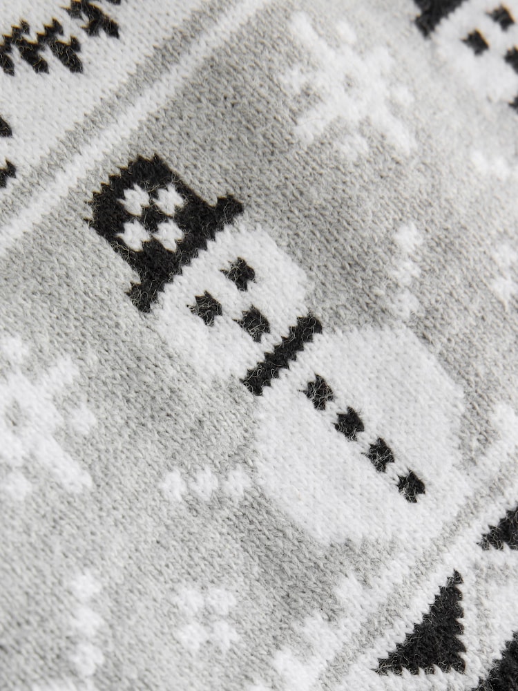 Black/Grey Christmas Jumper (3-16yrs) - Image 7 of 7 Black/Grey Christmas Jumper (3-16yrs) - Image 7 of 7