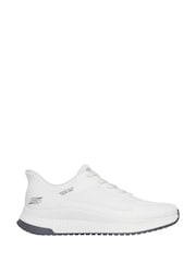 Skechers White Bobs Sport Squad Chaos 4 Trainers - Image 1 of 4