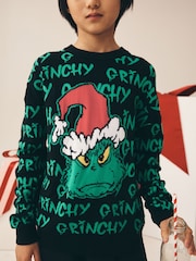 Green/Black Christmas License Jumper (3-16yrs) - Image 4 of 8
