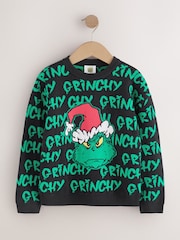 Green/Black Christmas License Jumper (3-16yrs) - Image 5 of 8