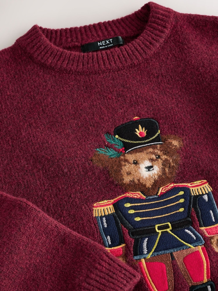 Burgundy Red Christmas Jumper (3mths-16yrs) - Image 10 of 10 Burgundy Red Christmas Jumper (3mths-16yrs) - Image 10 of 10