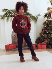 Burgundy Red Christmas Jumper (3mths-16yrs) - Image 2 of 10