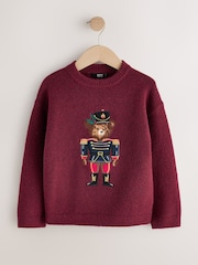 Burgundy Red Christmas Jumper (3mths-16yrs) - Image 7 of 10