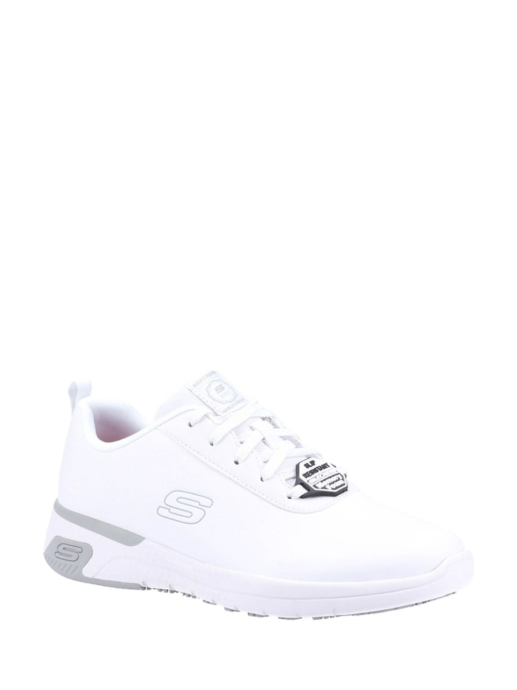 Skechers White Marsing Gmina Slip Resistant Occupational Shoes - Image 2 of 4 Skechers White Marsing Gmina Slip Resistant Occupational Shoes - Image 2 of 4