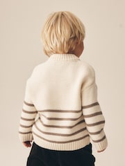 Neutral Christmas Crew Neck Jumper (3mths-7yrs) - Image 3 of 8