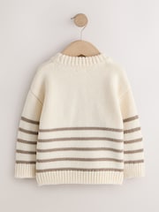 Neutral Christmas Crew Neck Jumper (3mths-7yrs) - Image 6 of 8