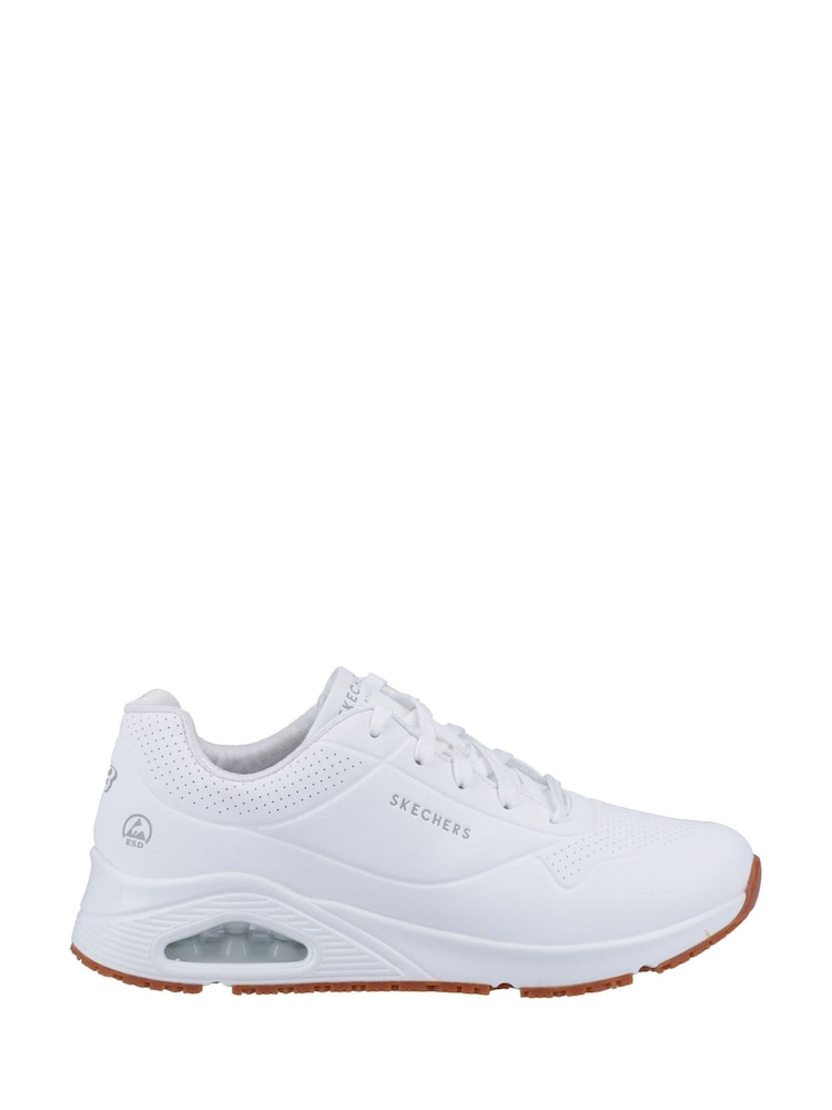 Skechers White Work Relaxed Fit Uno SR Sutal Work Shoes - Image 1 of 4 Skechers White Work Relaxed Fit Uno SR Sutal Work Shoes - Image 1 of 4