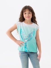 Alb - Hatley Friendship Bracelet Cinched Shoulder Top - Imaginea 1 din 4