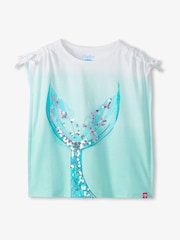 Alb - Hatley Friendship Bracelet Cinched Shoulder Top - Imaginea 2 din 4