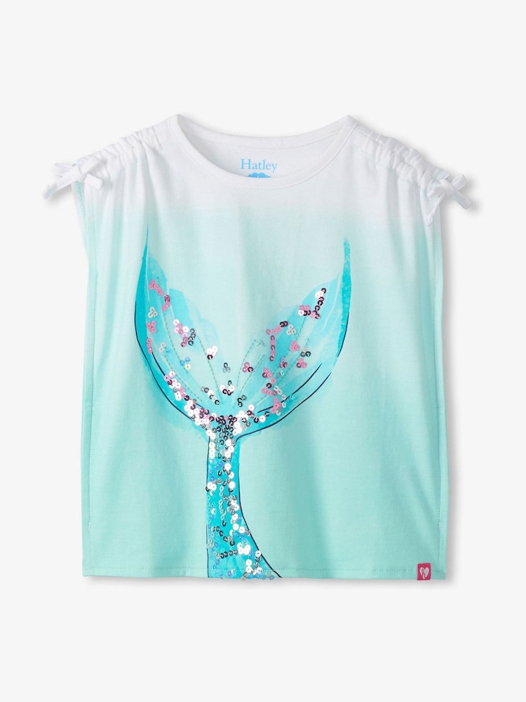 Alb - Hatley Friendship Bracelet Cinched Shoulder Top - Imaginea 2 din 4